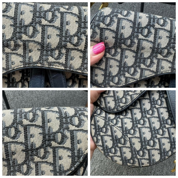 100% Authentic DIOR Saddle Cloth Crossbody bag - Picture 11 of 16